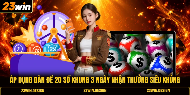Bí Quyết Dàn Đề 20 Số Khung 3 Ngày Tỷ Lệ Thắng Cao 1 Áp dụng dàn đề 20 số khung 3 ngày nhận thưởng siêu khủng