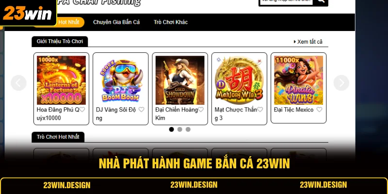 Bắn Cá 23WIN 1 Nhà phát hành game bắn cá 23WIN